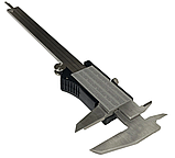 Штангенциркуль цифровий KM-DSKA-150 з бігунком, 0-150/0,01 мм; ±0.02 мм, IP67, металевий корпус, фото 4