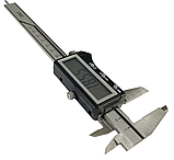 Штангенциркуль цифровий KM-DSKA-150 з бігунком, 0-150/0,01 мм; ±0.02 мм, IP67, металевий корпус, фото 3