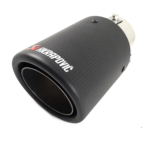 Насадка на глушник AKRAPOVIC V2 (Акрапович) Карбон (мат), 54/76 мм
