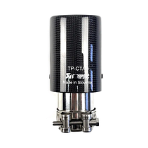 Насадка на глушник AKRAPOVIC V2 (Акрапович) Карбон (глянець), 54/76 мм, фото 5