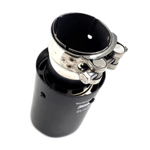 Насадка на глушник AKRAPOVIC V2 (Акрапович) Карбон (глянець), 54/76 мм, фото 3