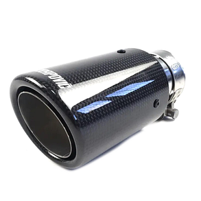 Насадка на глушник AKRAPOVIC V2 (Акрапович) Карбон (глянець), 54/76 мм, фото 1