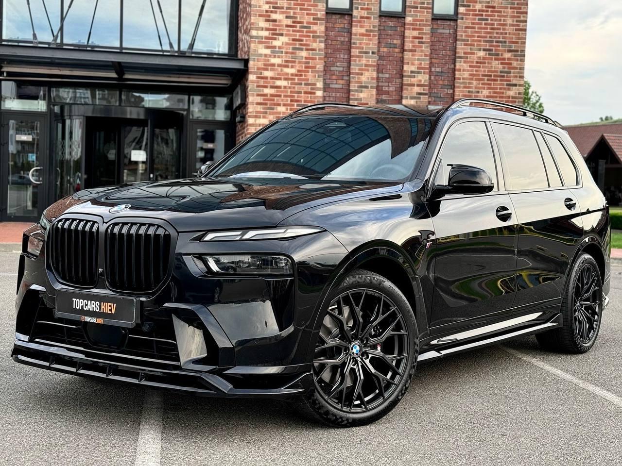 Сплітер BMW X7 G07 LCI (2023+) M Sport тюнінг обвіс губа спідниця дифузор