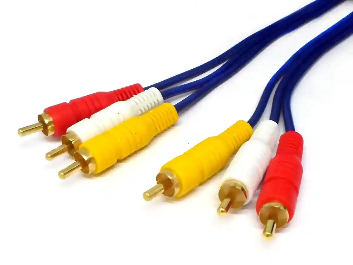 Кабель Тюльпан 3RCA - 3RCA синій провід TLP-006 300шт 7877