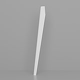 Стіл обідній для кухні Неман ТУРІН 1180 Білий глянець, фото 3