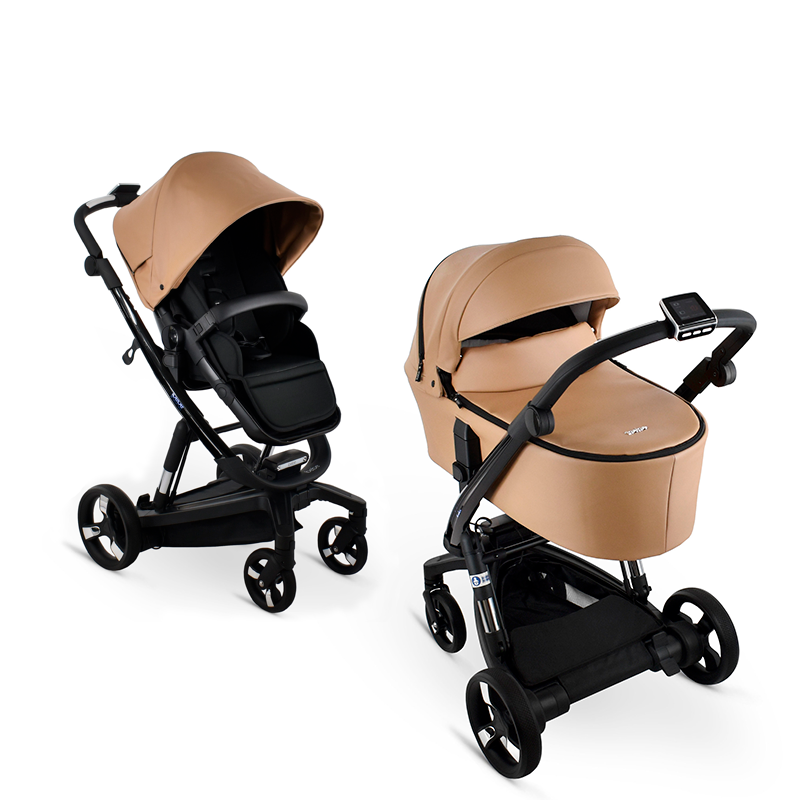Коляска 2 в 1 iBebe istop Drive Dark Beige