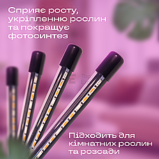 Фітолампа світлодіодна для росту рослин розсади 4 лампи з таймером 3 колірні режими на прищіпці USB, фото 5