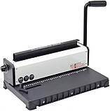 Перфобіндер DA WIRESTARTER 34, металева пружина, крок 3:1, 120 арк. (1210101020506), фото 2