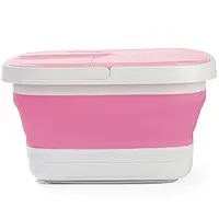 Гідромасажна ванна для ніг 5л, Multifunction Footbath RF368Z, Рожевий / Ванночка масажер для ніг / Масажна ванночка
