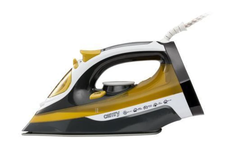 Парова праска Camry CR 5029 Iron Жовта з чорним 3000 Вт