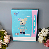 Конструктор Magic Blocks у вигляді ведмедика Bearbrick на 1241 деталь (8115), фото 3
