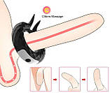 Ерекційне кільце з вібрацією та акумулятором SexyRing, фото 3