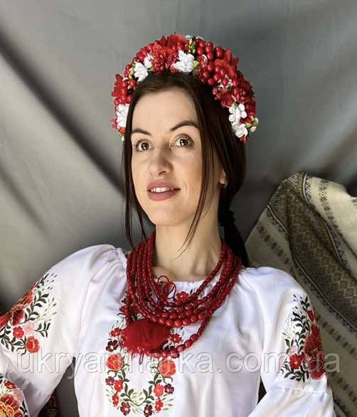 Розкішний віночок "Соковита калина"