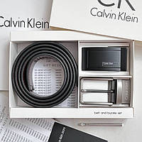 Чоловічий подарунковий набір (ремінь з двома пряжками) (408)