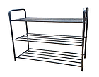 Полиця для взуття металева триярусна (KR 738), фото 2