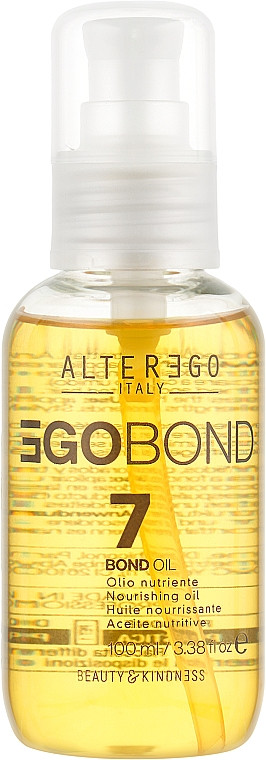 ALTER EGO ITALY EGOBOND 7 Bond Oil Олія для пошкодженого волосся термозахисна, 100 мл (Оригінал)