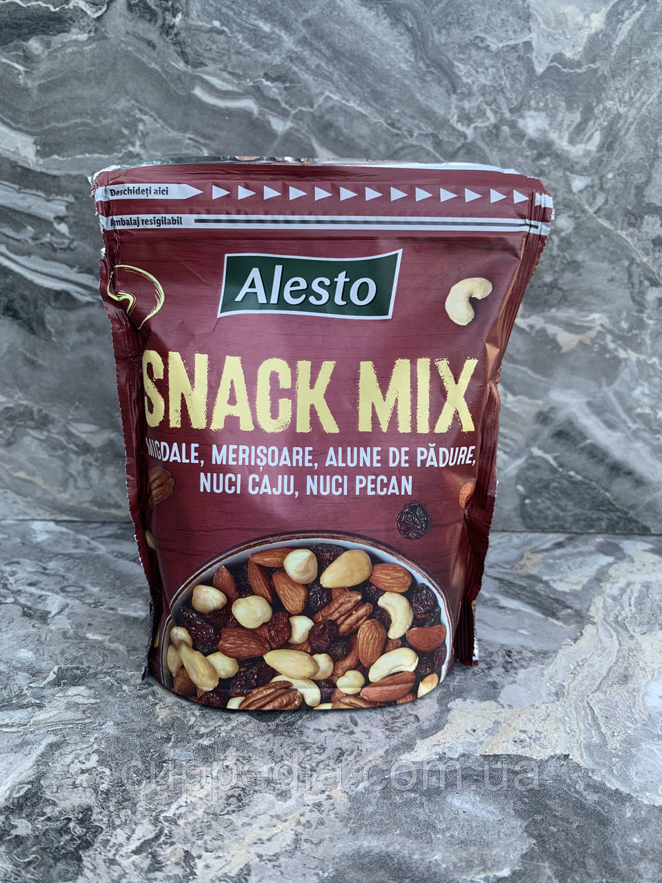 Alesto Snack mix мікс горіхів та журавлини 200 грм
