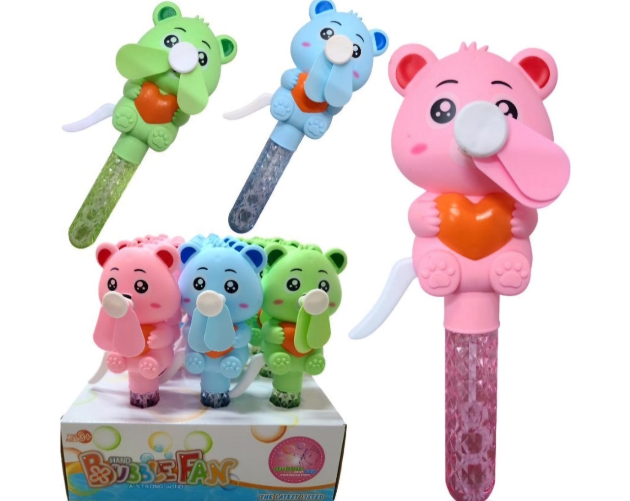 Дитячі мильні бульбашки із вентилятором