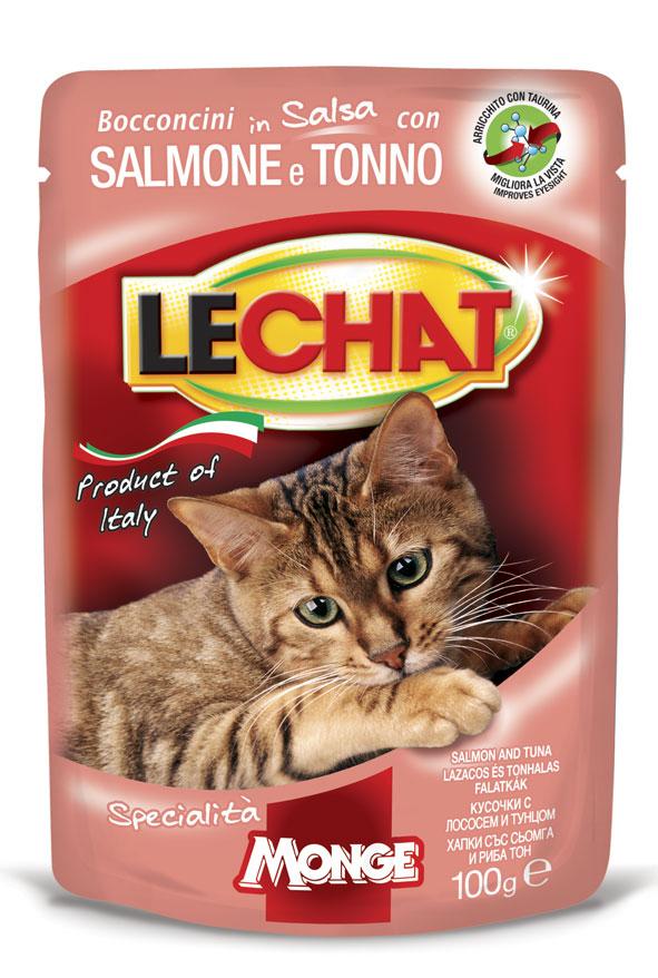Monge LC Cat Wet Adult тунець та лосось, фото 1