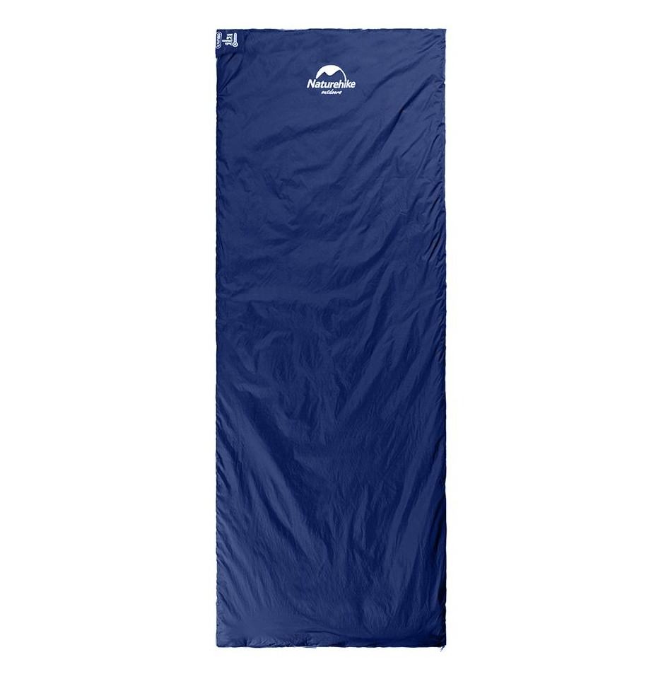 Легкий спальний мішок Naturehike LW180 NH21MSD04 Правий (розмір XL) Синій
