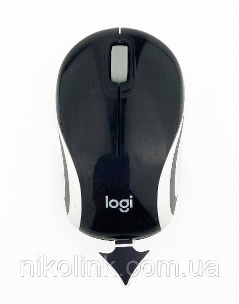 Мишка Logitech M187, Wireless, Black/White (Refurbished)