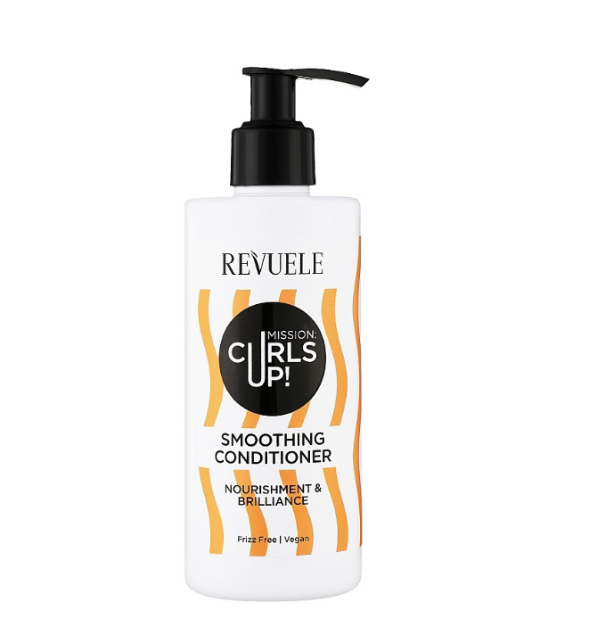 Розгладжувальний кондиціонер для кучерявого волосся Revuele Mission: Curls Up! Smoothing Cond