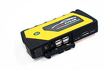 Пуско зарядний пристрій для машини 4хUSB+Фонарик копресор Car jump starter 20000 mAh Power Bank, фото 6