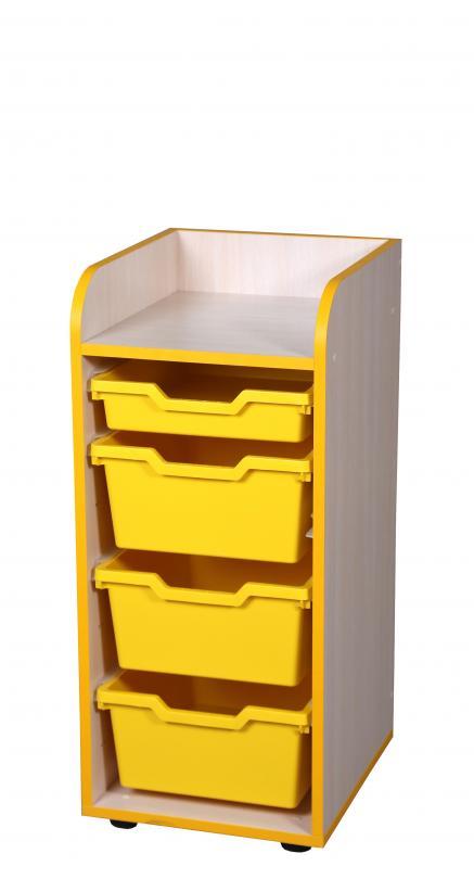 Стенка "Органайзик" под лотки, элемент №3, с комплектом лотков №2