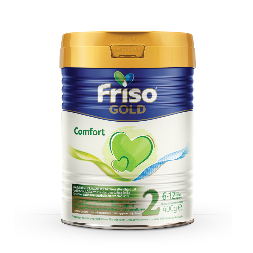 Суміш суха молочна для подальшого годування Friso Gold Comfort 2 для дітей від 6 до 12 місяців, 400 гр