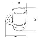 Склянка для зубних щіток MEXEN REMO BLACK *, фото 3