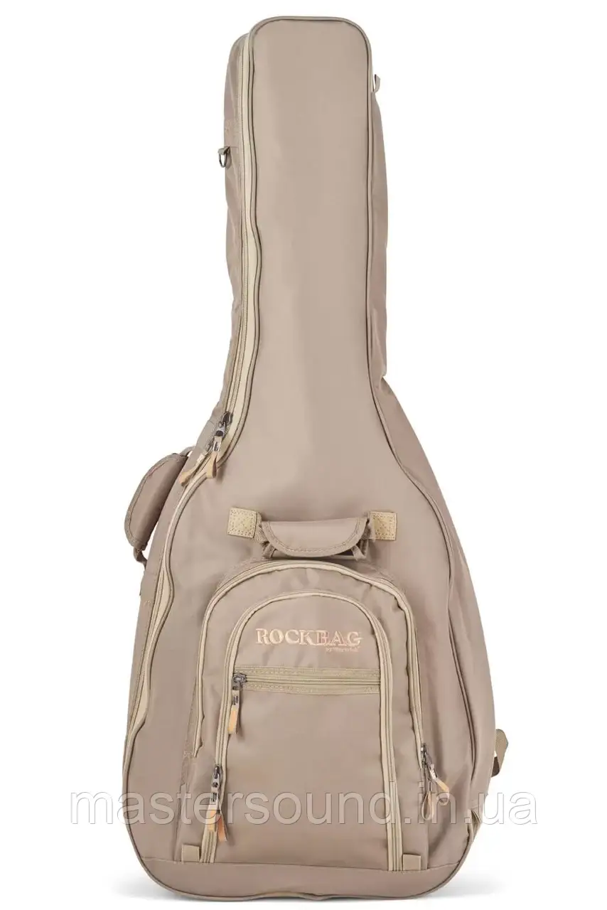Чохол для гітари Rockbag RB20449 K Student Line Cross — Acoustic Guitar GIG Bag-Khaki, фото 1