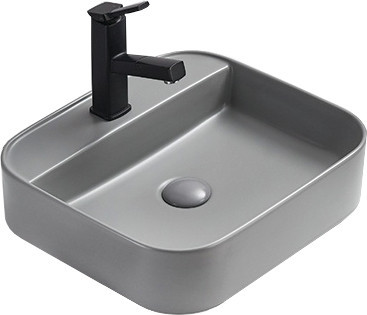 Умивальник (раковина) MEXEN SOFIA 50 LIGHT GREY MATT накладний підвісний *, фото 1