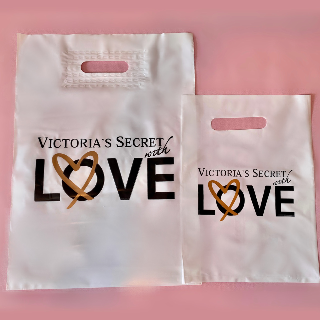 Поліетиленовий пакет Victoria's Secret із Серцем середній 30*40 см