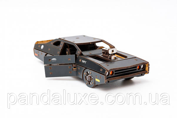 Дерев'яний 3D конструктор авто Fast Furious Форсаж, модель 125 деталей, фото 5