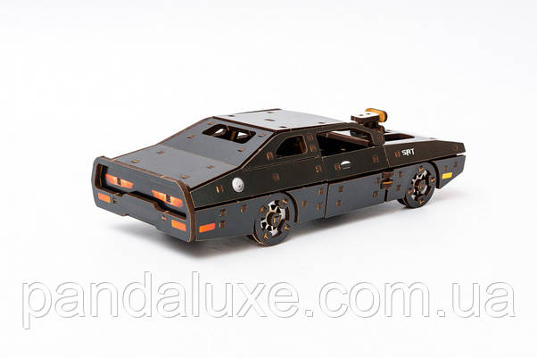 Дерев'яний 3D конструктор авто Fast Furious Форсаж, модель 125 деталей, фото 3