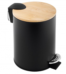 Кошик для сміття YOKA VINI BLACK BAMBOO 3л.