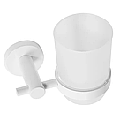 Склянка для зубних щіток REA 322233B WHITE білий, фото 3