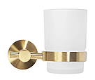 Склянка для зубних щіток REA 322233 BRUSHED GOLD *, фото 3