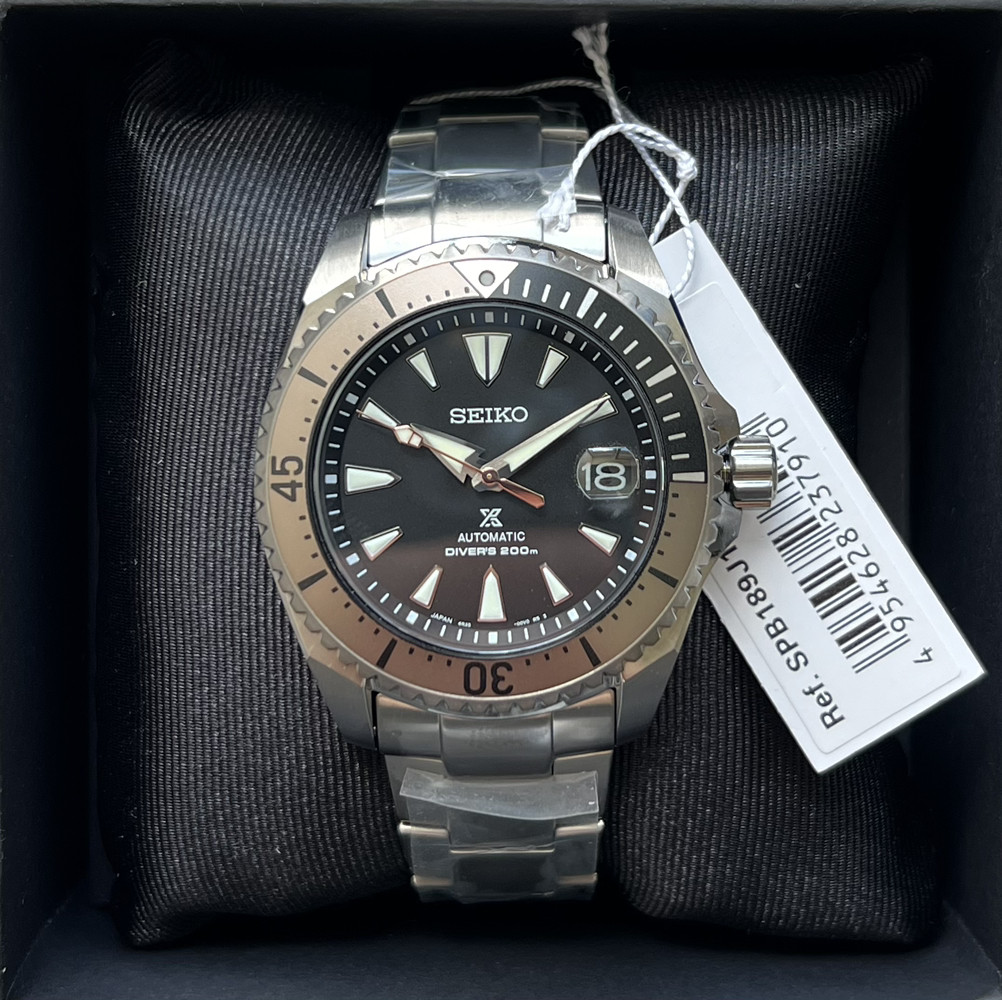 Часы SEIKO Prospex SPB189J1 Shogun Titanium JAPAN 6R35