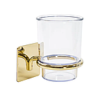 Склянка для зубних щіток REA 322189 GOLD золота *, фото 4