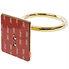Склянка для зубних щіток REA 322189 GOLD золота *, фото 5