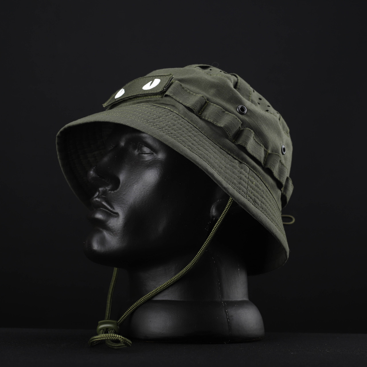 Панама тактична ріп-стоп Перфорація з регулятором Хакі