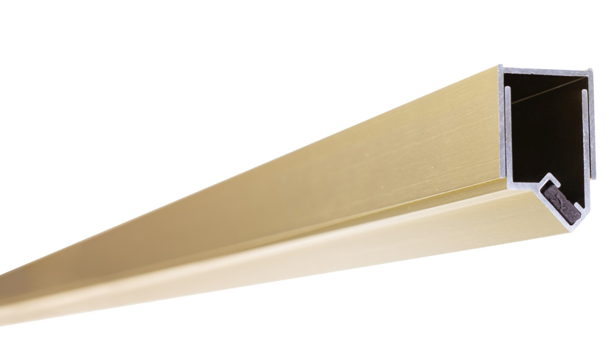 Магнітний профіль REA HUGO BRUSHED GOLD золотий матовий