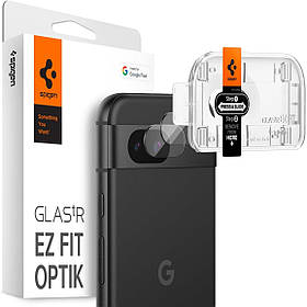 Захисне скло Spigen для камери Pixel 8a - EZ Fit Optik (2шт), Clear (AGL07465)