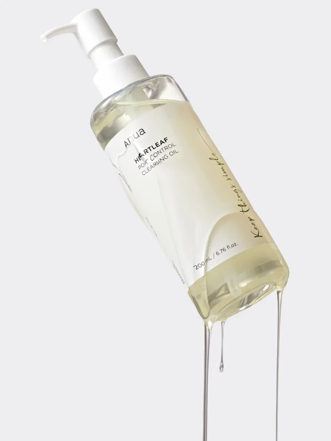 Очищуюча гідрофільна олія з екстрактом хауттюйнії ANUA Heartleaf Pore Control Cleansing Oil, 200 мл