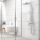 Душовий гарнітур YOKA GOBA 25 CHROME з термостатом, фото 8