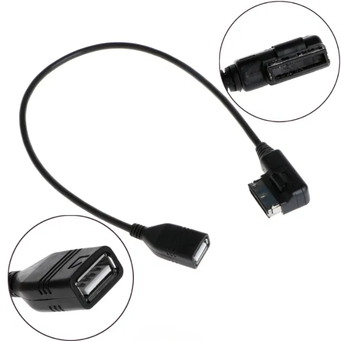 USB кабель для Skoda VW Audi A3 A4 A5 S5 A6 S6 A7 A8 Q5 Q7 Юсб Ауді, фото 1
