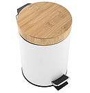 Кошик для сміття YOKA BIN WHITE BAMBOO 3л. для ванної кімнати *, фото 5