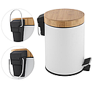 Кошик для сміття YOKA BIN WHITE BAMBOO 3л. для ванної кімнати *, фото 8