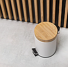 Кошик для сміття YOKA BIN WHITE BAMBOO 3л. для ванної кімнати *, фото 9